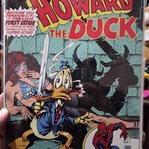 #43 - Howard the Duck #1 Comic Book Colorful Vintage Cover In Packaging Sealed